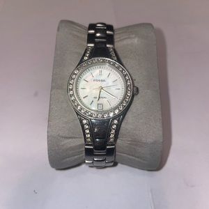 Bejeweled Marble face fossil